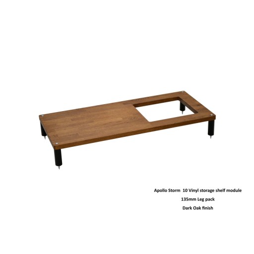 Atacama Apollo Storm 10 with Vinyl Storage Option - Dark Oak Finish