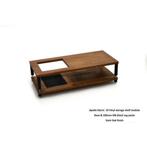 Atacama Apollo Storm 10 with Vinyl Storage Option - Dark Oak Finish
