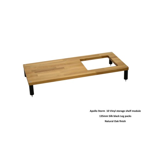 Atacama Apollo Storm 10 with Vinyl Storage Option - Natural Oak Finish