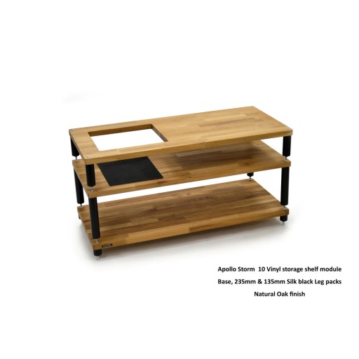 Atacama Apollo Storm 10 with Vinyl Storage Option - Natural Oak Finish