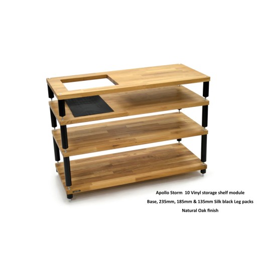 Atacama Apollo Storm 10 with Vinyl Storage Option - Natural Oak Finish