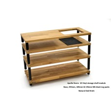 Atacama Apollo Storm 10 with Vinyl Storage Option - Natural Oak Finish