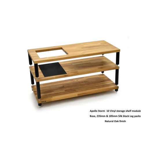 Atacama Apollo Storm 10 with Vinyl Storage Option - Natural Oak Finish