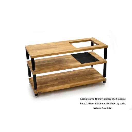 Atacama Apollo Storm 10 with Vinyl Storage Option - Natural Oak Finish