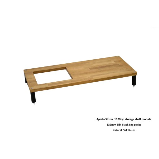 Atacama Apollo Storm 10 with Vinyl Storage Option - Natural Oak Finish