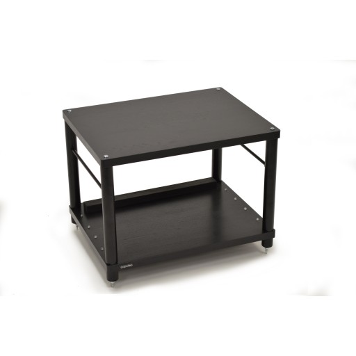 Atacama Apollo Storm 6 Two Shelf Vinyl Storage Module - Black Edition Finish