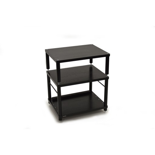 Atacama Apollo Storm 6 Two Shelf Vinyl Storage Module - Black Edition Finish