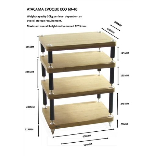 Atacama Evoque ECO 60-40 - Natural Bamboo Finish