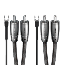 Audioquest Angel (72V DBS) RCA > RCA Tonearm Cable + Ground Wire - 1.2 Metre Pair