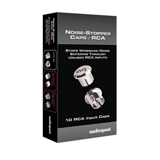 Audioquest RCA Noise Stopper Caps - Quantity 10