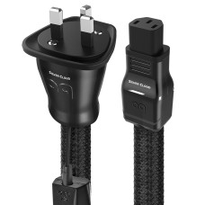 Audioquest Wind Series Silver Cloud XTRM (72V DBS) UK Mains Cable Audioquest Wind Series Silver Cloud XTRM (72V DBS) UK Mains Cable