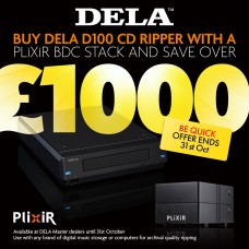 DELA D100 USB Optical Disc Drive & PLiXiR Elite BDC Melco Stack SUMMER PROMO!