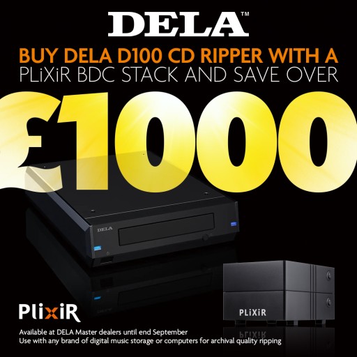 DELA D100 USB Optical Disc Drive & PLiXiR Elite BDC Melco Stack SUMMER PROMO!