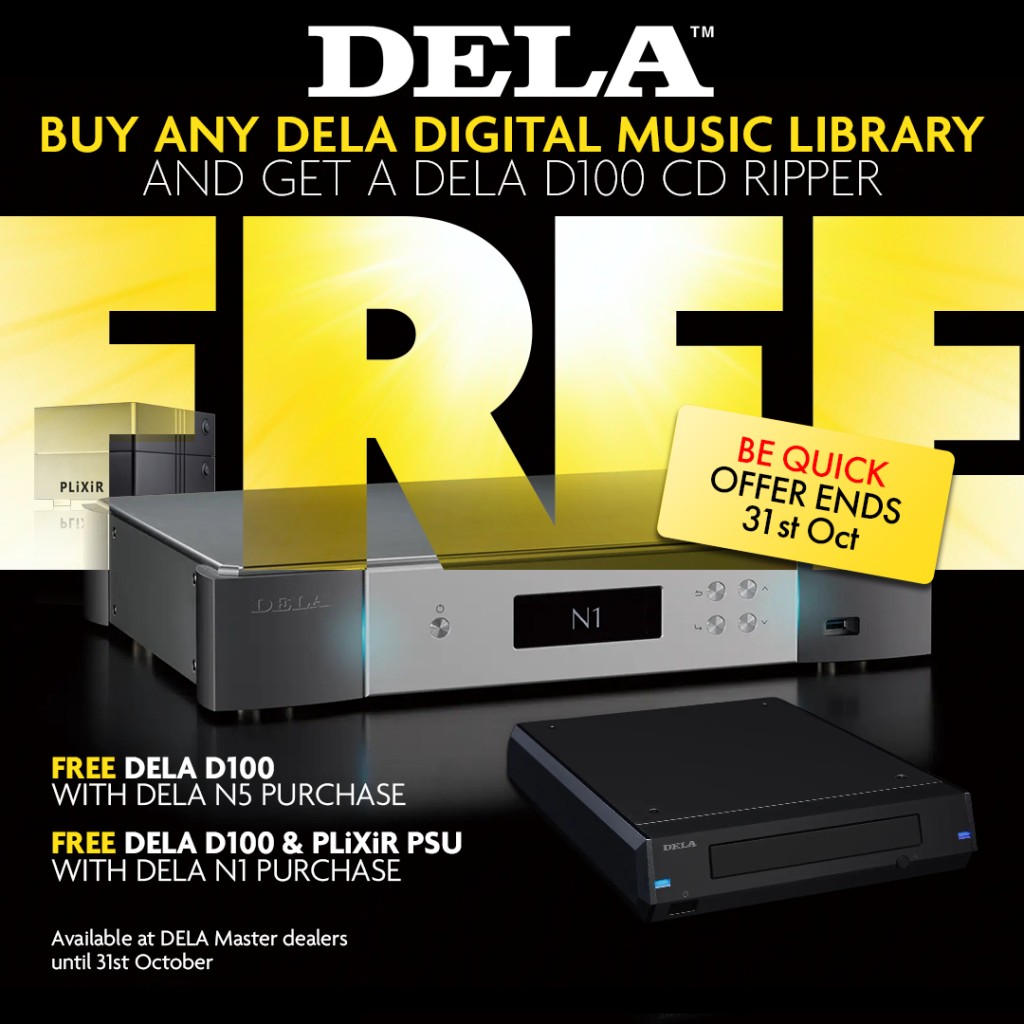 DELA N5 Audiophile Digital Music Server (5TB HDD) SUMMER PROMO - Get DELA D100 CD Ripping Drive FREE!