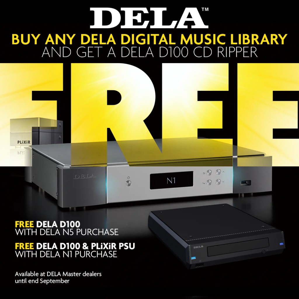 DELA N5 Audiophile Digital Music Server (5TB HDD) SUMMER PROMO - Get DELA D100 CD Ripping Drive FREE!