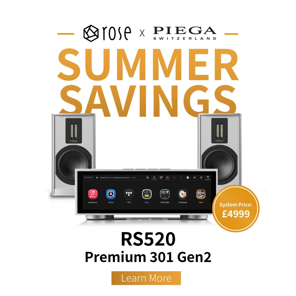 HiFi Rose RS520 All-In-One Streaming Amp & Piega Premium 301 Gen 2 Loudspeaker BIG BUNDLE OFFER HiFi Rose RS520 All-In-One Streaming Amp & Piega Premium 301 Gen 2 Loudspeaker BIG BUNDLE OFFER