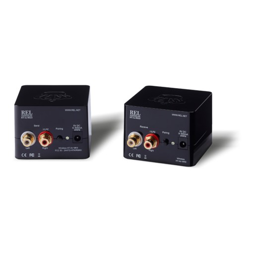 REL HT-1003 MKII Subwoofer in Black Finish and REL HT-Air MKII Wireless Transmitter