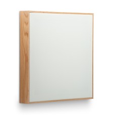 Stillpoints Aperture II Panel - Light Oak Frame with Cream Fabric