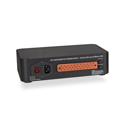 Synergistic Research Active Ground Block SX (Includes Foundation SX Power Cable & 13 Amp Pink Fuse)