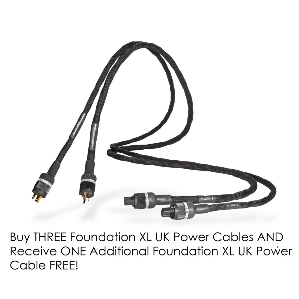 Synergistic Research Foundation XL 12 awg UK Power Cable December Bundle - Buy THREE Sets Get ONE Set FREE!