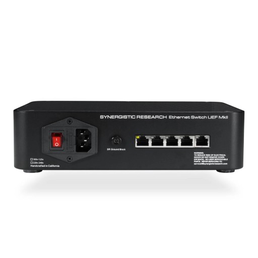 Synergistic Research UEF Ethernet Switch MKII (includes Foundation SX UK Power Cable & Pink Fuse)