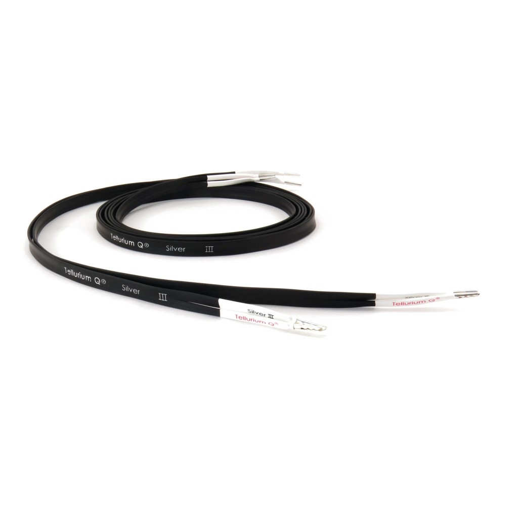 Tellurium Q Silver III Loudspeaker Cable - Pair Tellurium Q Silver III Loudspeaker Cable - Pair
