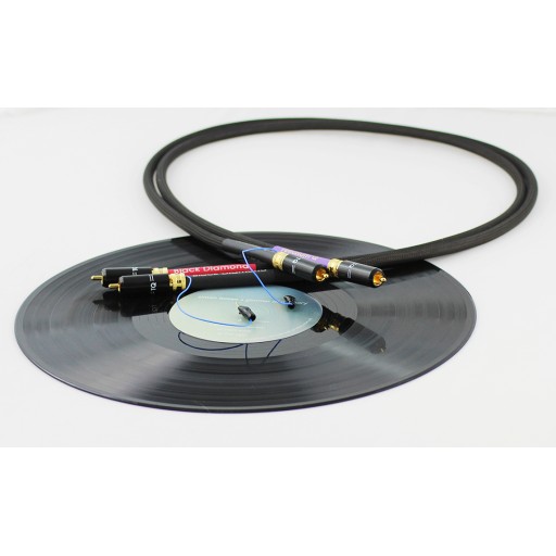 Tellurium Q Black Diamond Phono RCA Tonearm Cable - Pair
