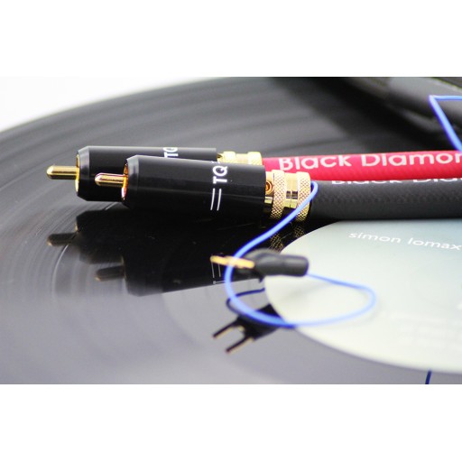 Tellurium Q Black Diamond Phono RCA Tonearm Cable - Pair