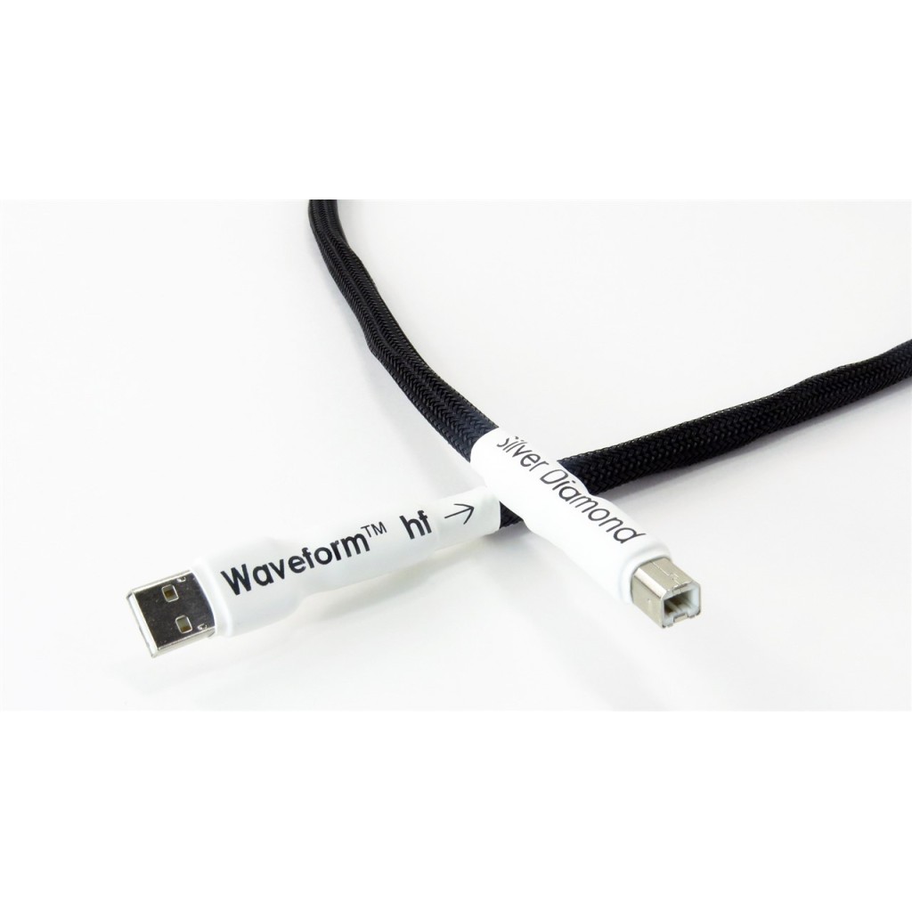 Tellurium Q Silver Diamond Waveform HF USB Cable