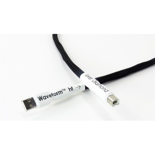 Tellurium Q Silver Diamond Waveform HF USB Cable
