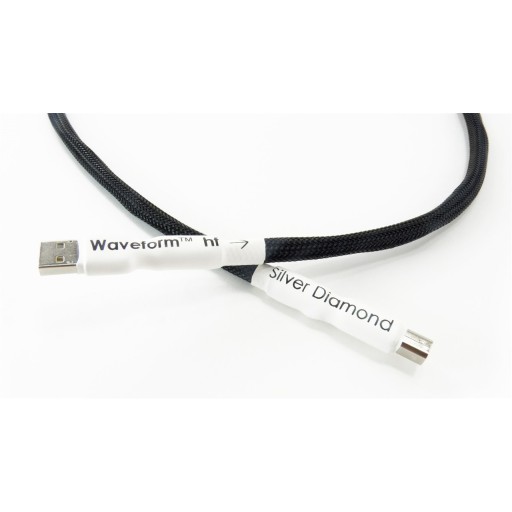 Tellurium Q Silver Diamond Waveform HF USB Cable