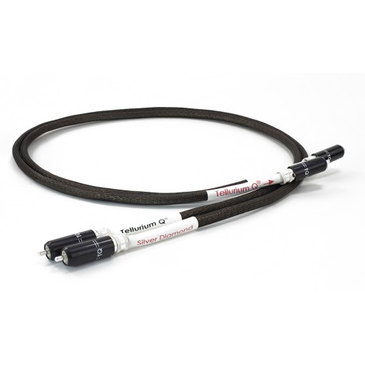 Tellurium Q Silver Diamond Interconnect RCA - Pair