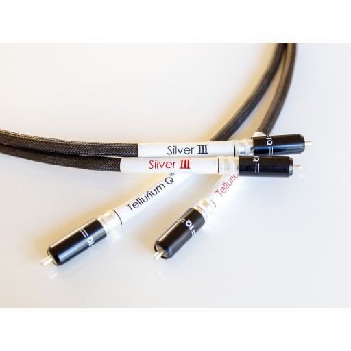 Tellurium Q Silver III Interconnect RCA - Pair Tellurium Q Silver III Interconnect RCA - Pair