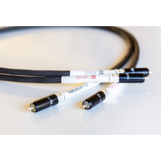Tellurium Q Silver III Interconnect RCA - Pair Tellurium Q Silver III Interconnect RCA - Pair