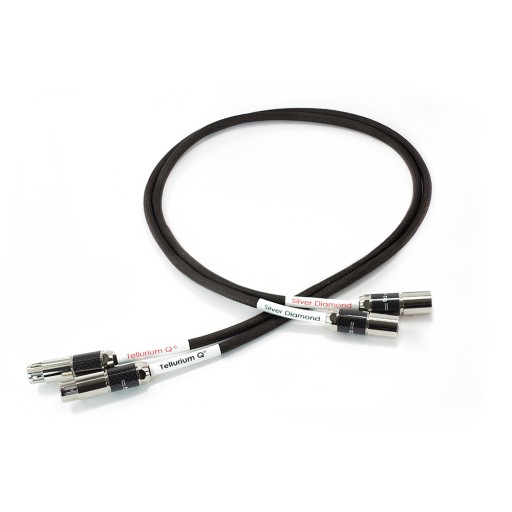 Tellurium Q Silver Diamond Interconnect XLR - Pair