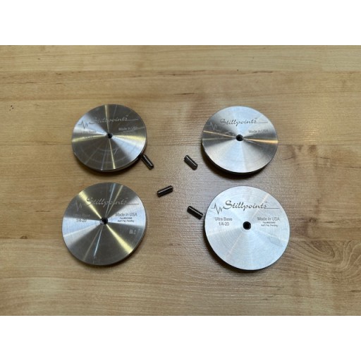 Stillpoints Ultra Base - Set of 4 - Silver Finish