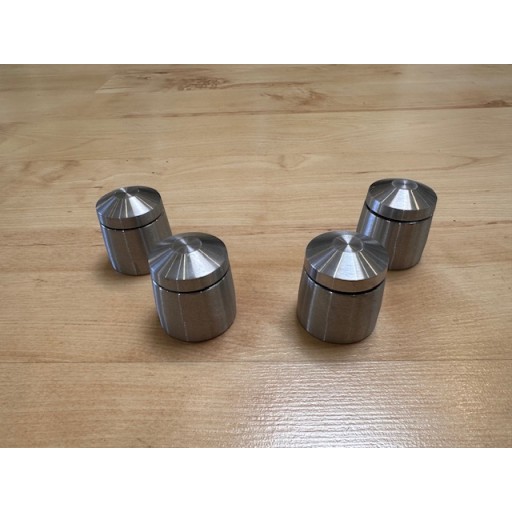 Stillpoints Ultra SS - Set Of 4 - Silver Finish