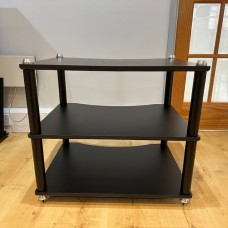 Lateral Audio LAS-9 Cadenz 3 Tier Equipment Stand - Black Finish