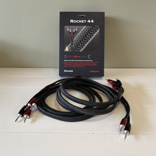 Audioquest Rocket 44 Loudspeaker Cable - 2.0 Metre Pair Terminated 2-4 Banana to Banana