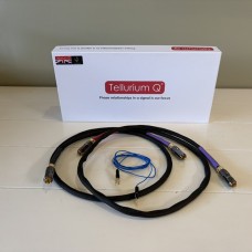 Tellurium Q Black II Phono RCA Tonearm Cable - 1.0 Metre Pair Tellurium Q Black II Phono RCA Tonearm Cable - 1.0 Metre Pair