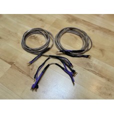 Analysis Plus Silver Oval Loudspeaker Cable - 4.0 Metre Pair + Pair of Bi-Wire Jump Links