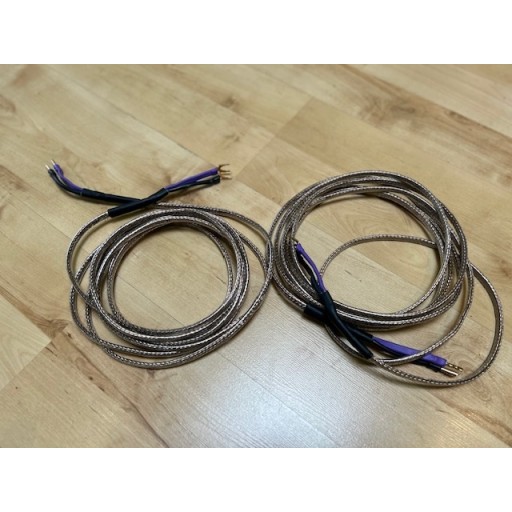 Analysis Plus Silver Oval Loudspeaker Cable - 4.0 Metre Pair + Pair of Bi-Wire Jump Links
