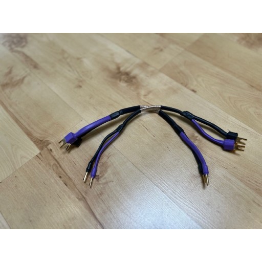 Analysis Plus Silver Oval Loudspeaker Cable - 4.0 Metre Pair + Pair of Bi-Wire Jump Links