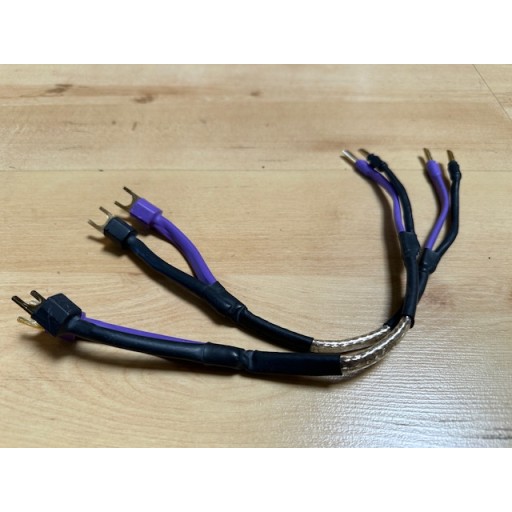 Analysis Plus Silver Oval Loudspeaker Cable - 4.0 Metre Pair + Pair of Bi-Wire Jump Links