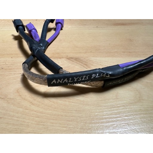 Analysis Plus Silver Oval Loudspeaker Cable - 4.0 Metre Pair + Pair of Bi-Wire Jump Links