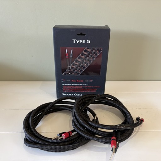 Audioquest Type 5 Loudspeaker Cable - 3.0 Metre Pair - Banana - Banana Audioquest Type 5 Loudspeaker Cable - 3.0 Metre Pair - Banana - Banana