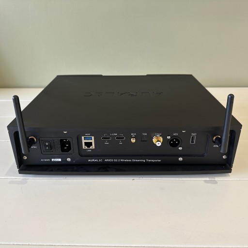 Auralic ARIES G2.2 Wireless Streaming Transport - 4TB SSD NVMe Internal Drive installed
