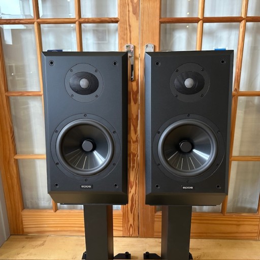 EPOS ES-14N Standmount Loudspeaker - Pair + EPOS ES-14N Stands  - Pair - Black Finish