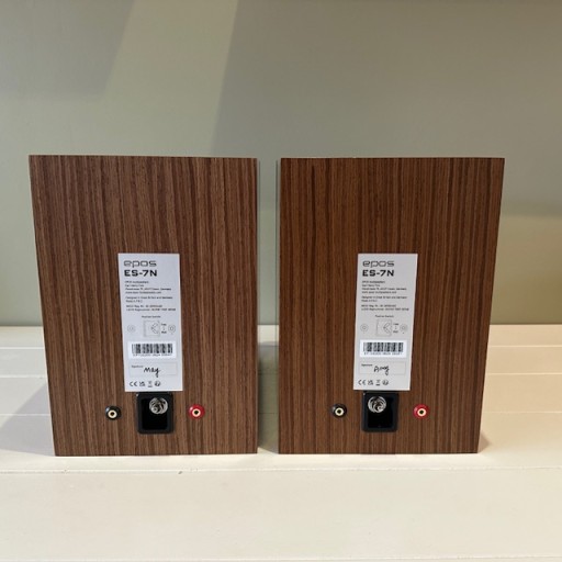 EPOS ES-7N Standmount Loudspeaker - Pair - Walnut Finish