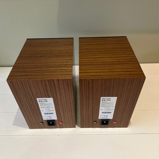 EPOS ES-7N Standmount Loudspeaker - Pair - Walnut Finish